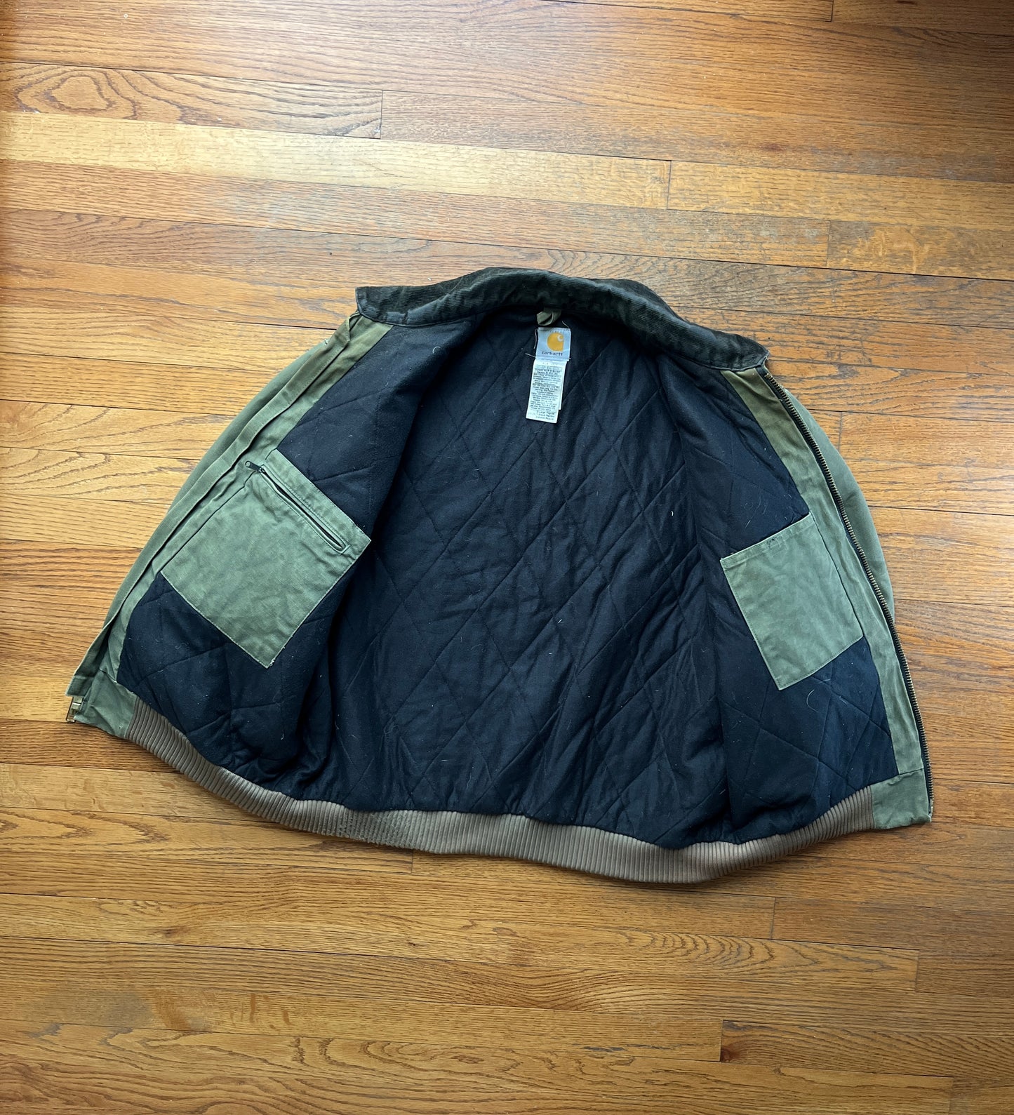 Faded Olive Green Carhartt Santa Fe Jacket - XL