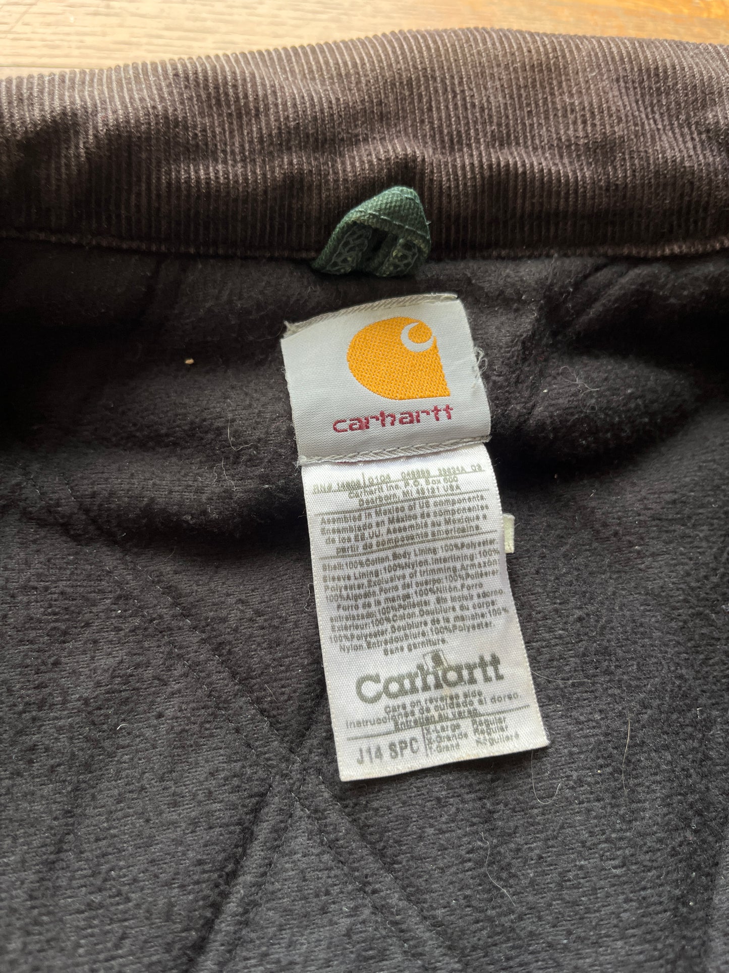 Faded Spruce Green Carhartt Santa Fe Jacket - XL