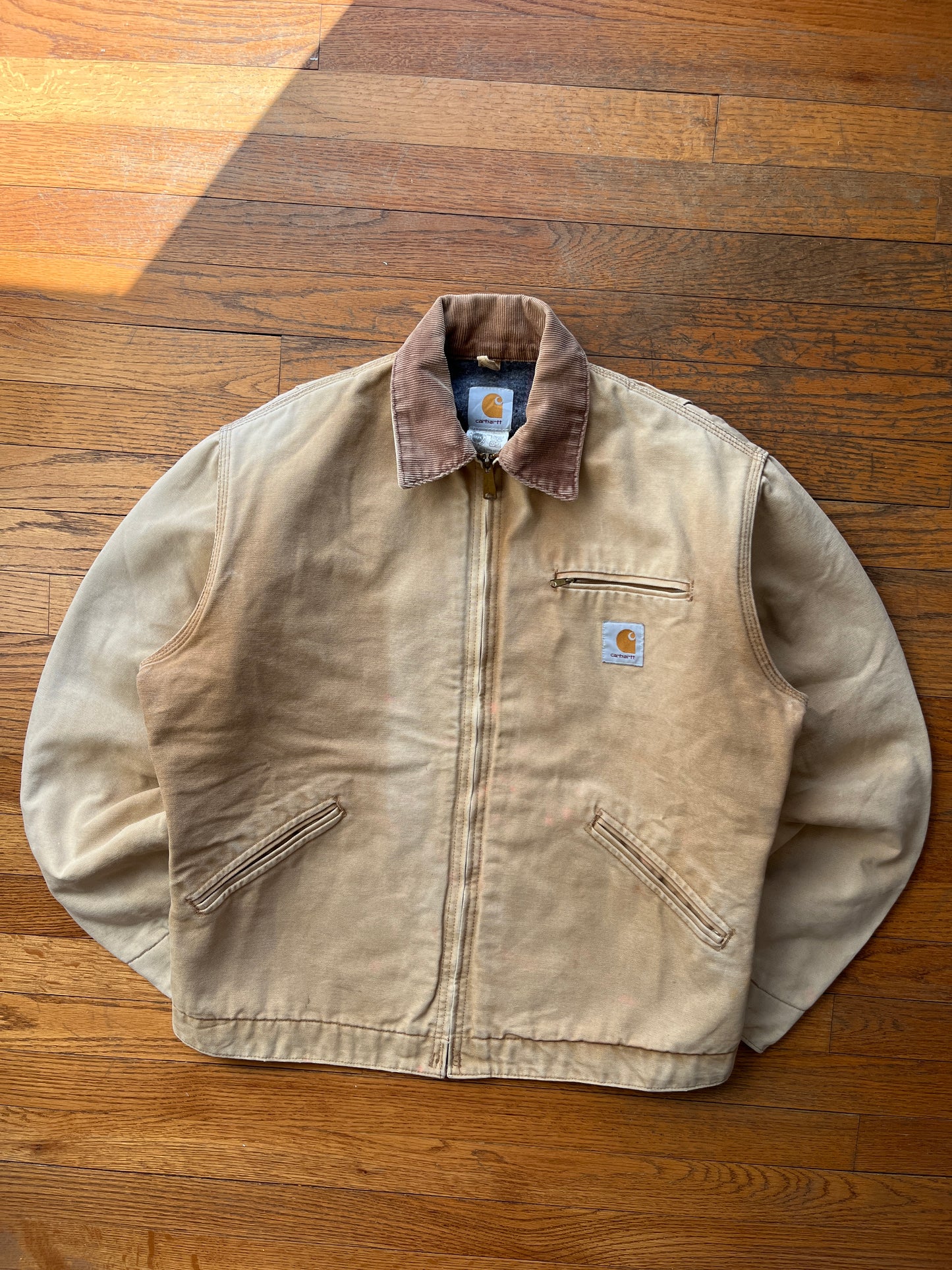 Faded Brown Carhartt Detroit Jacket - Medium Tall