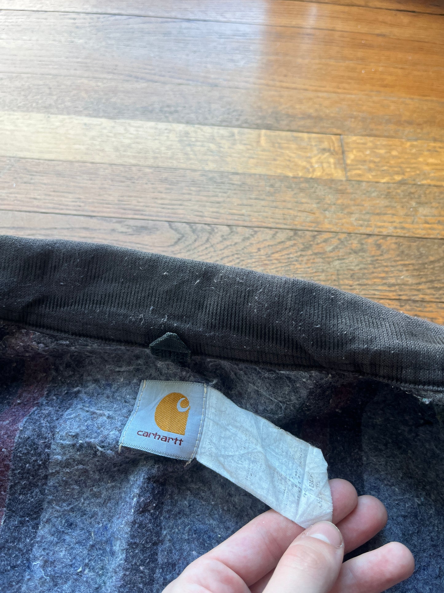 Faded Black Carhartt Detroit Jacket - XL