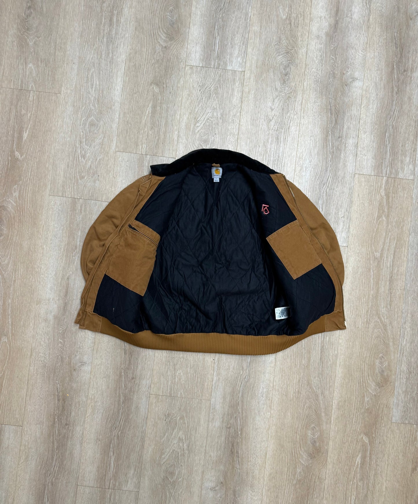 Faded Brown Carhartt Santa Fe Jacket - Large