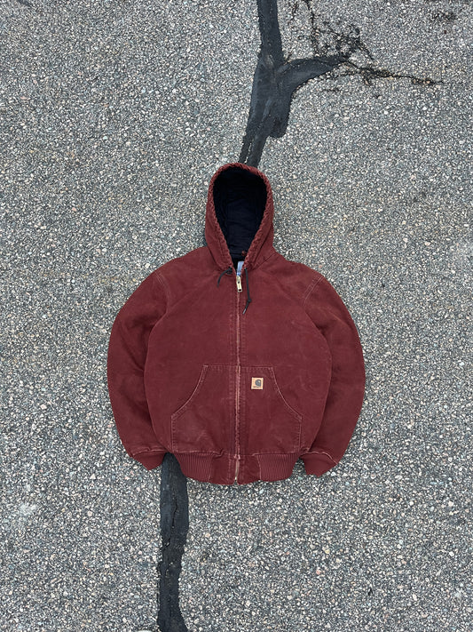 Faded Clay Red Carhartt Active Jacket - Small