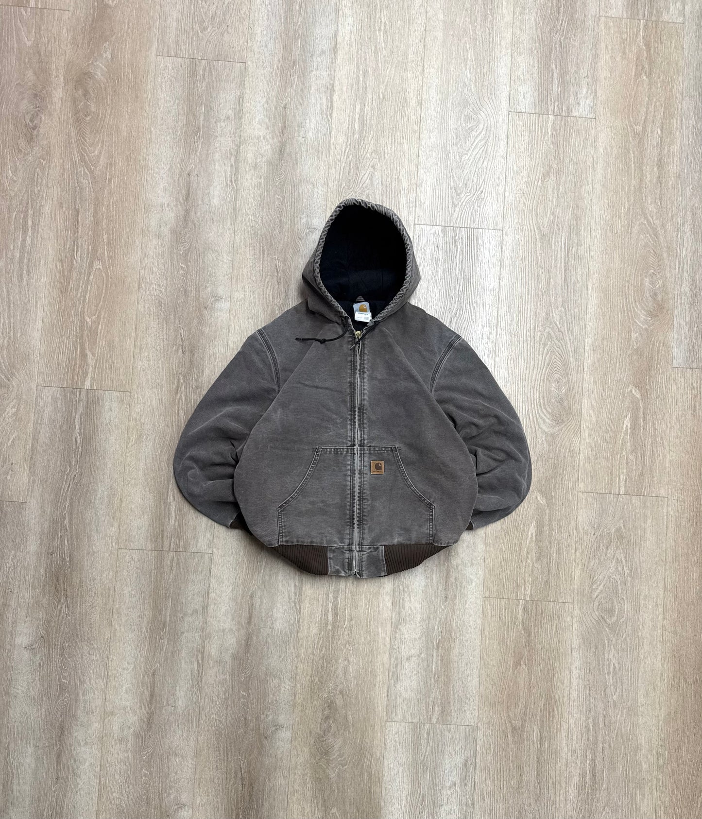 Faded Chestnut Brown Carhartt Active Jacket - Medium