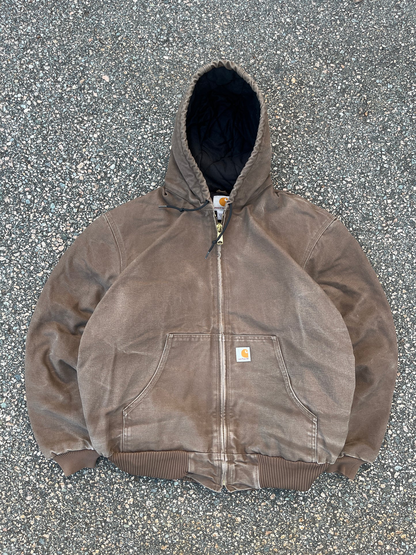 Faded Brown Carhartt Active Jacket - Boxy L-XL
