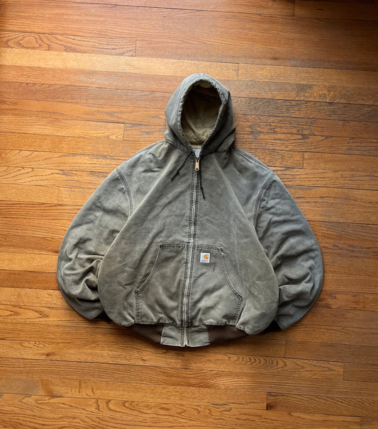 Faded Chestnut Brown Carhartt Active Jacket - Boxy XL-2XL