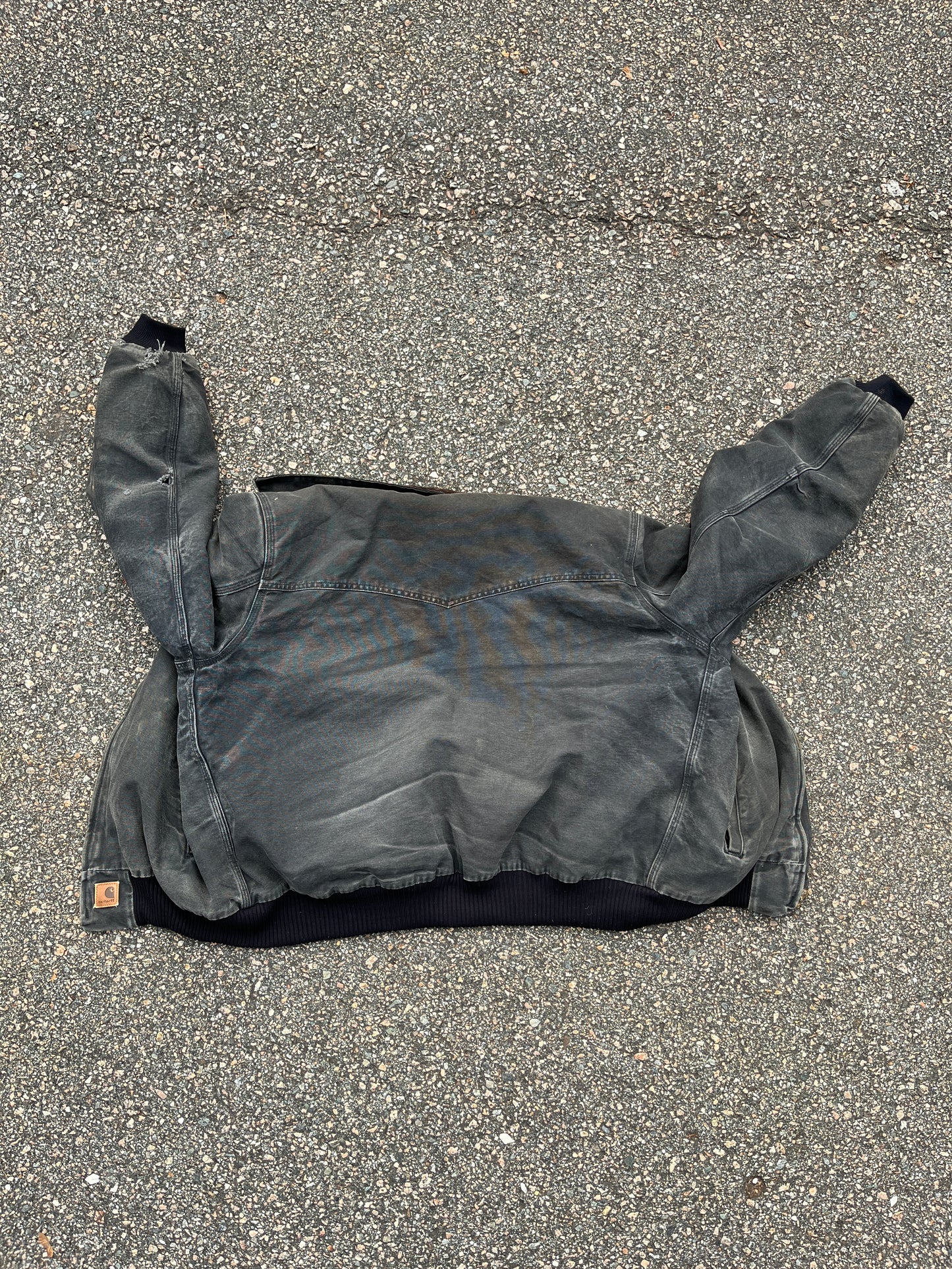 Faded Black Carhartt Santa Fe Jacket - XL