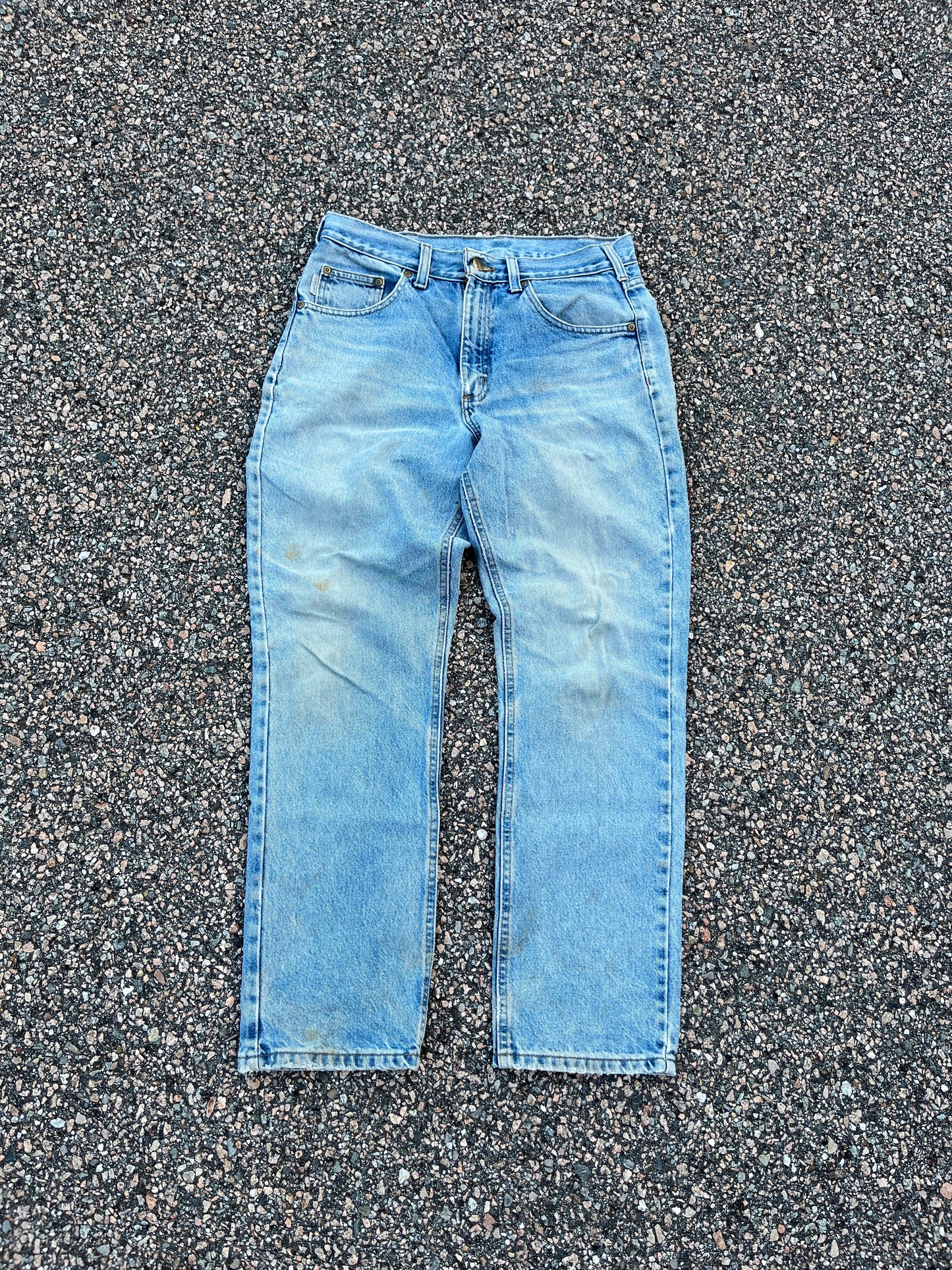 Faded Denim Carhartt Carpenter Pants - 31 x 29