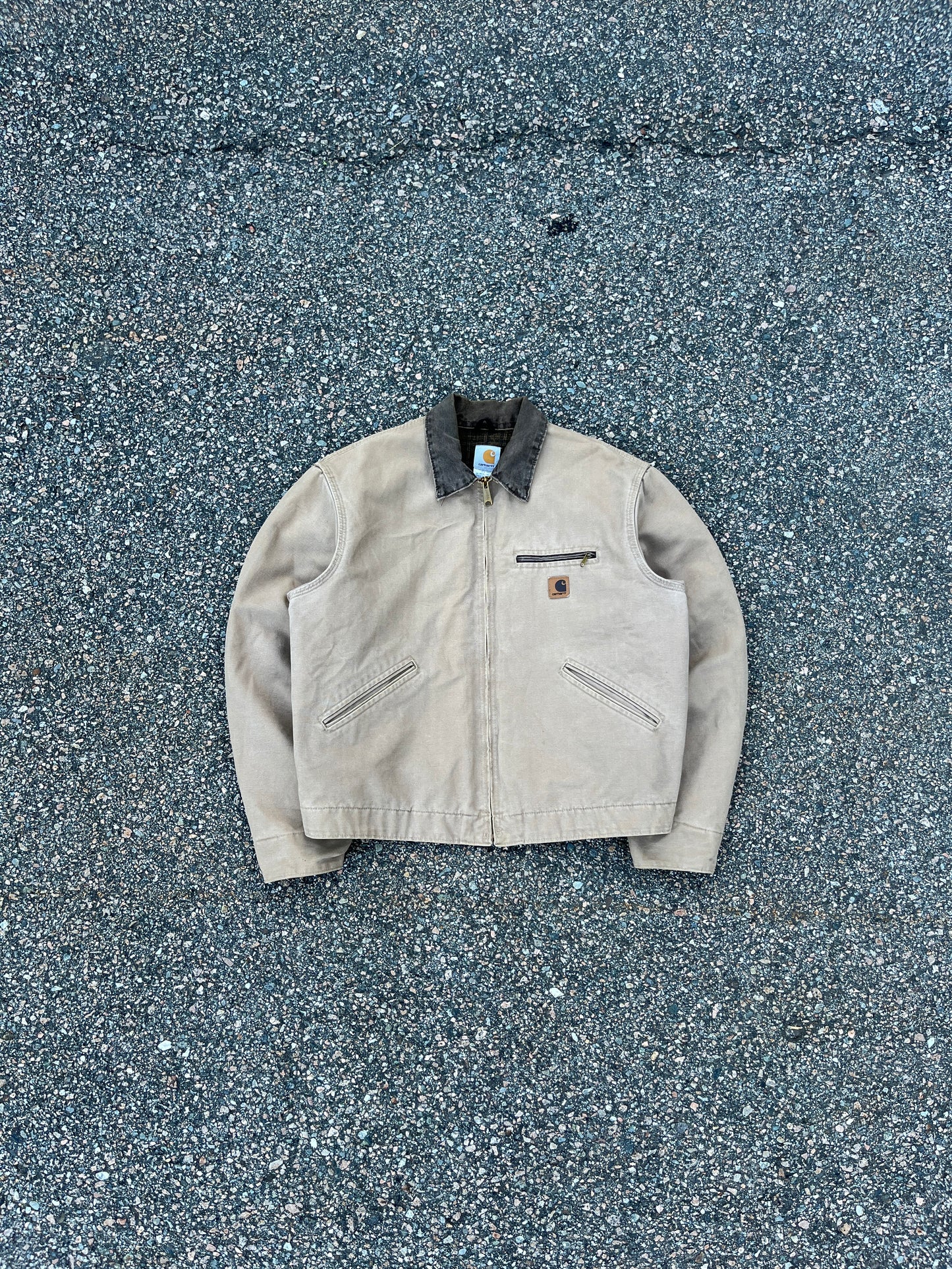 Faded Saddle Brown Carhartt Detroit Jacket - Boxy M-L