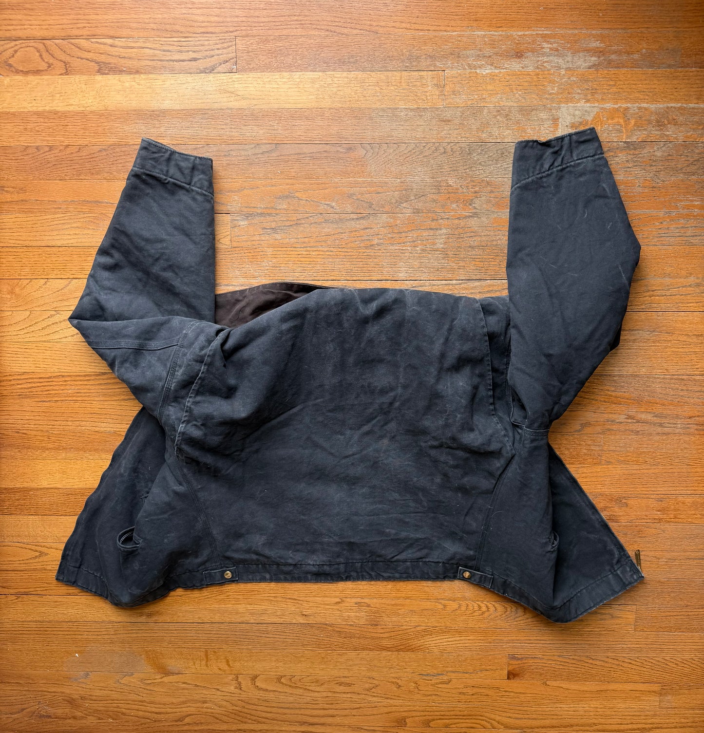 Faded Black Carhartt Detroit Jacket - XL