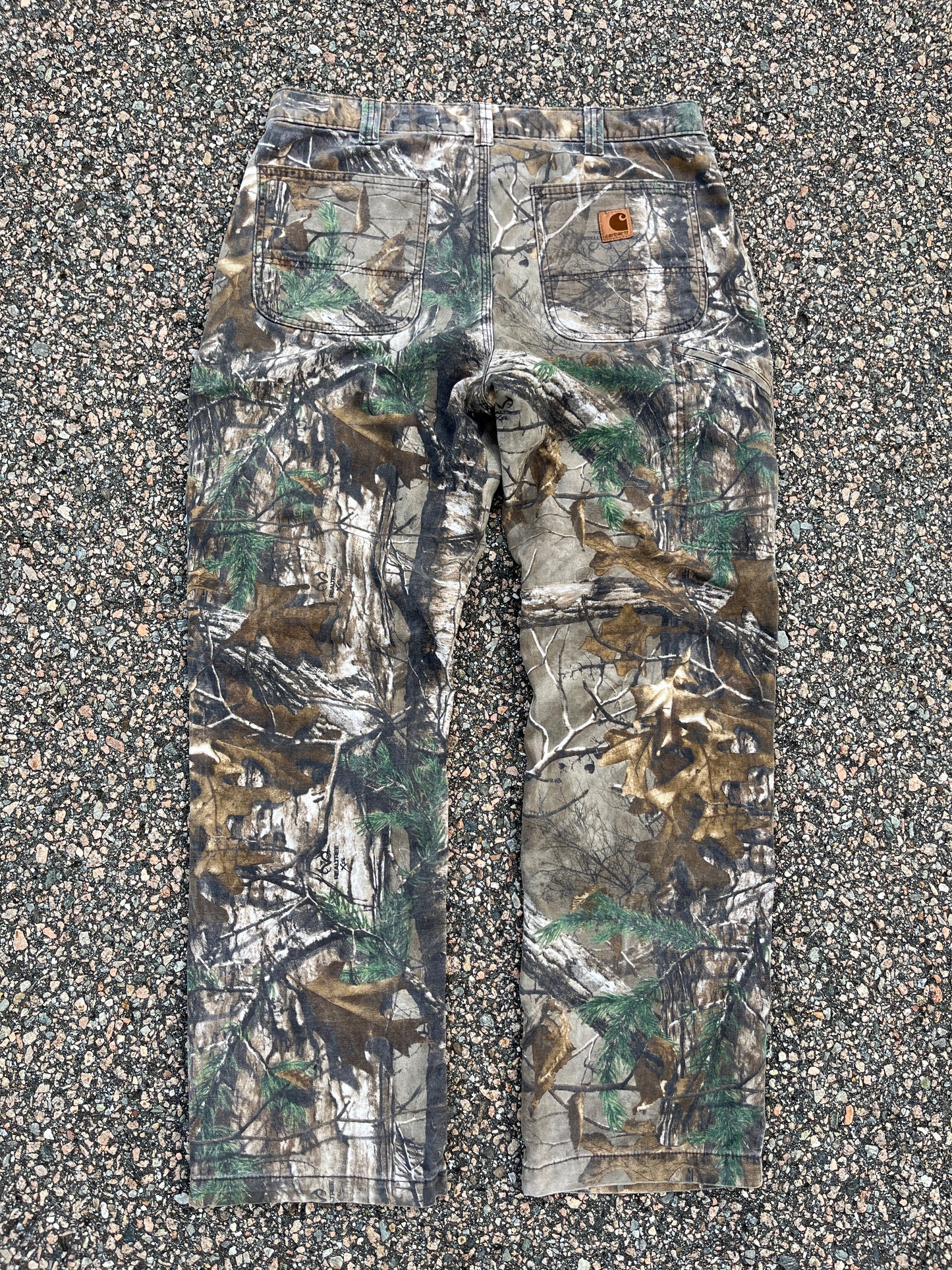 Faded Realtree Carhartt Carpenter Pants - 34 x 30