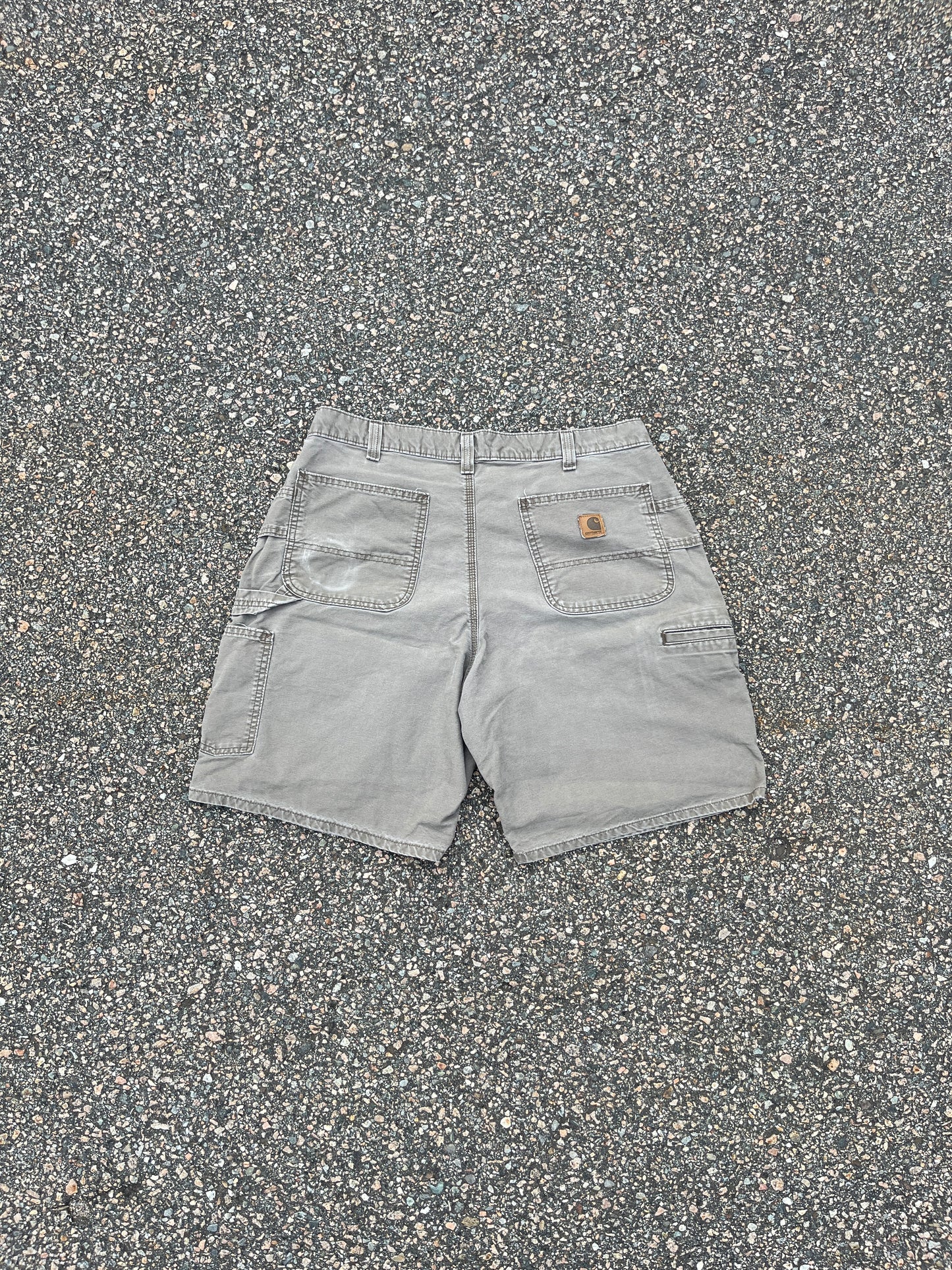 Faded Light Brown Carhartt Double Knee Shorts - 35