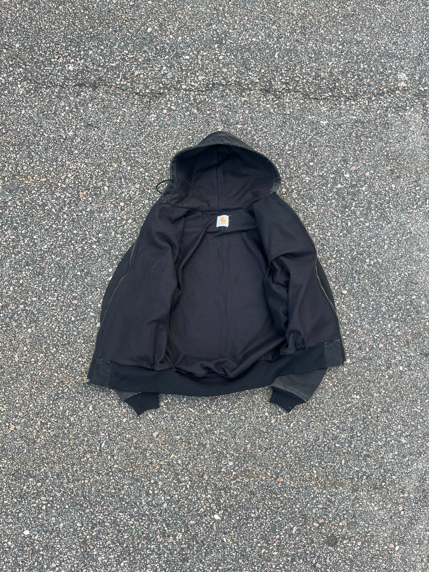 Faded Black Carhartt Active Jacket - Small