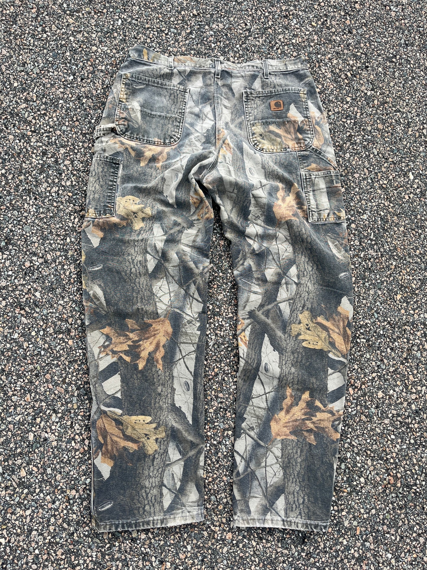 褪色 Realtree Carhartt 木匠裤 - 36 x 33