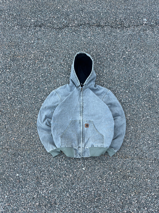 Faded Sage Green Carhartt Active Jacket - Medium