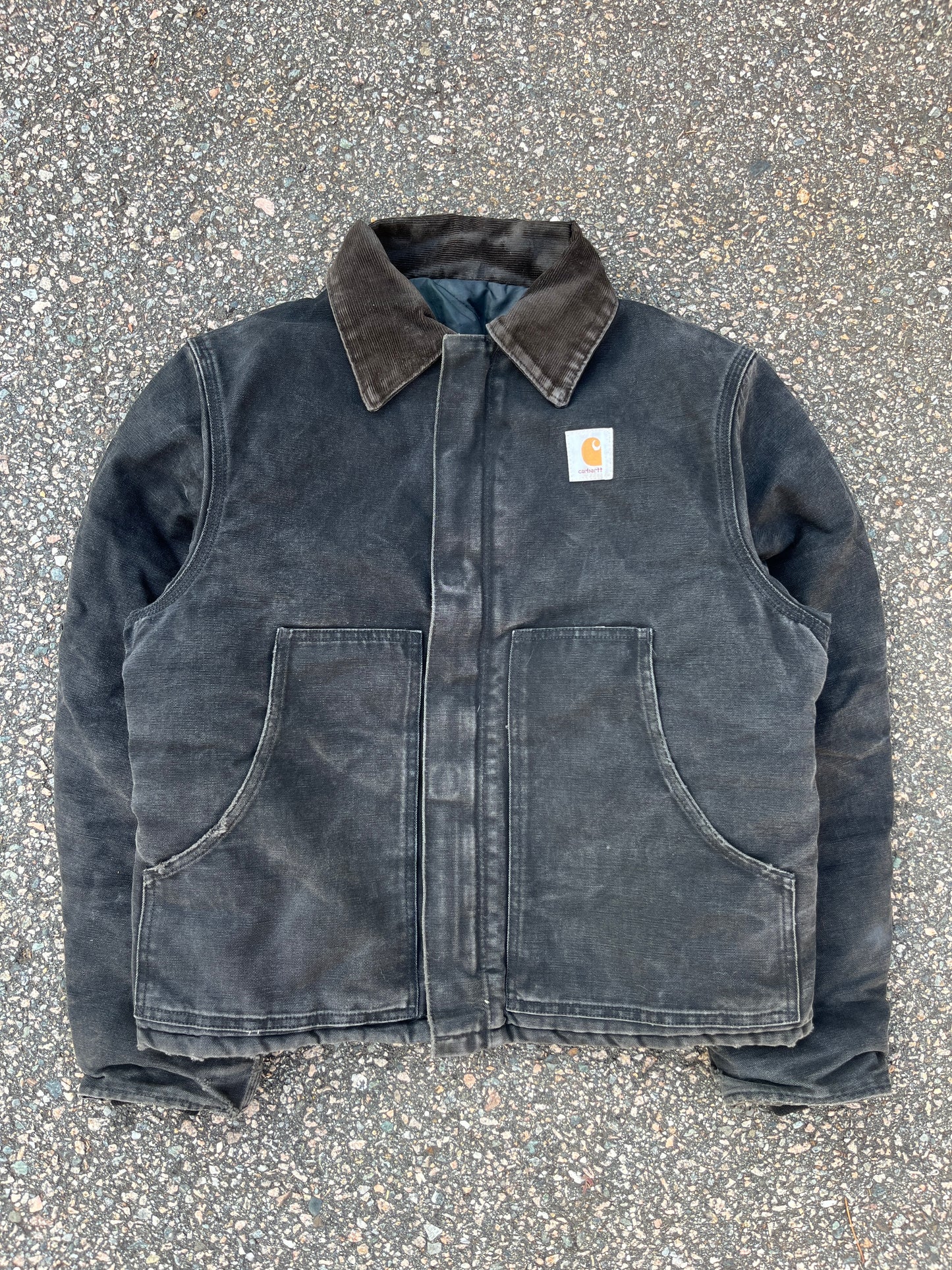 Faded Black Carhartt Arctic Jacket - Medium