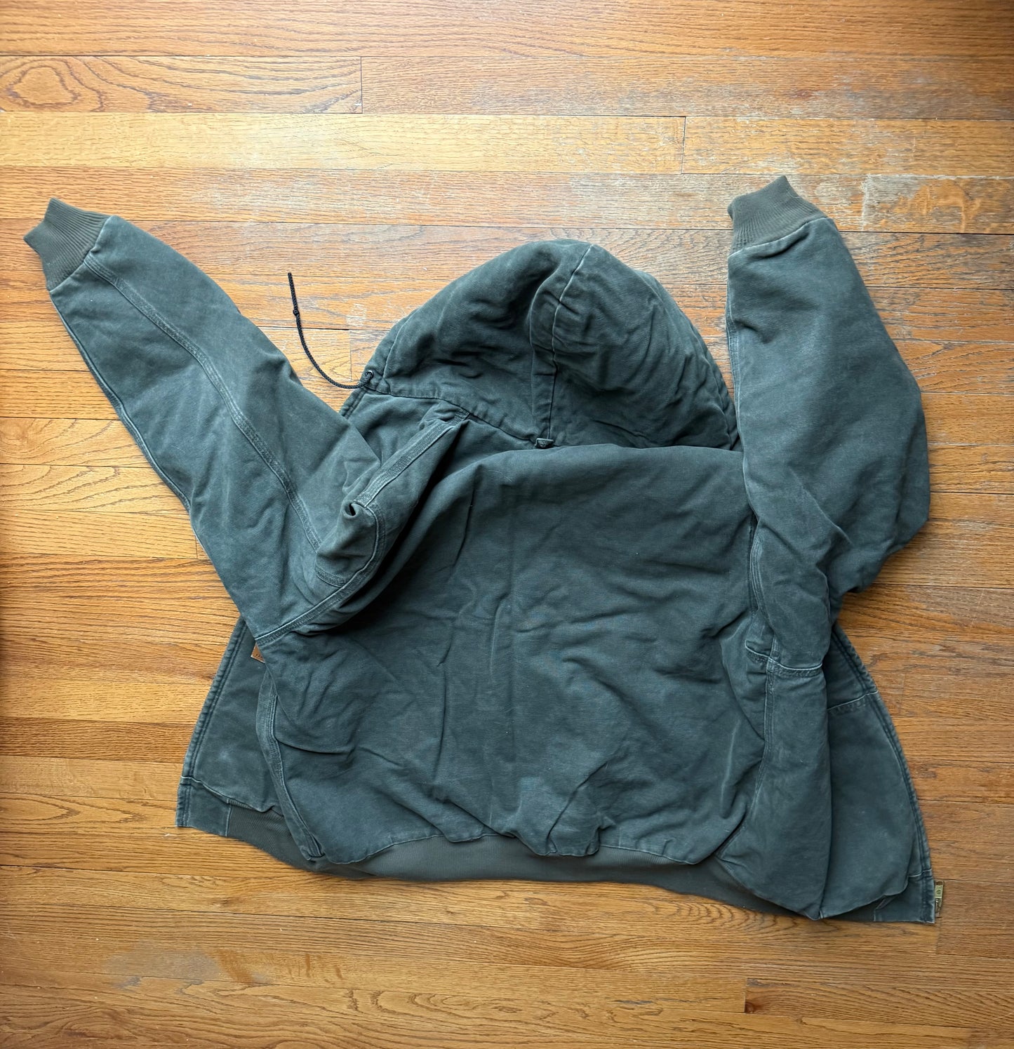 Faded Olive Green Carhartt Active Jacket - Boxy L-XL