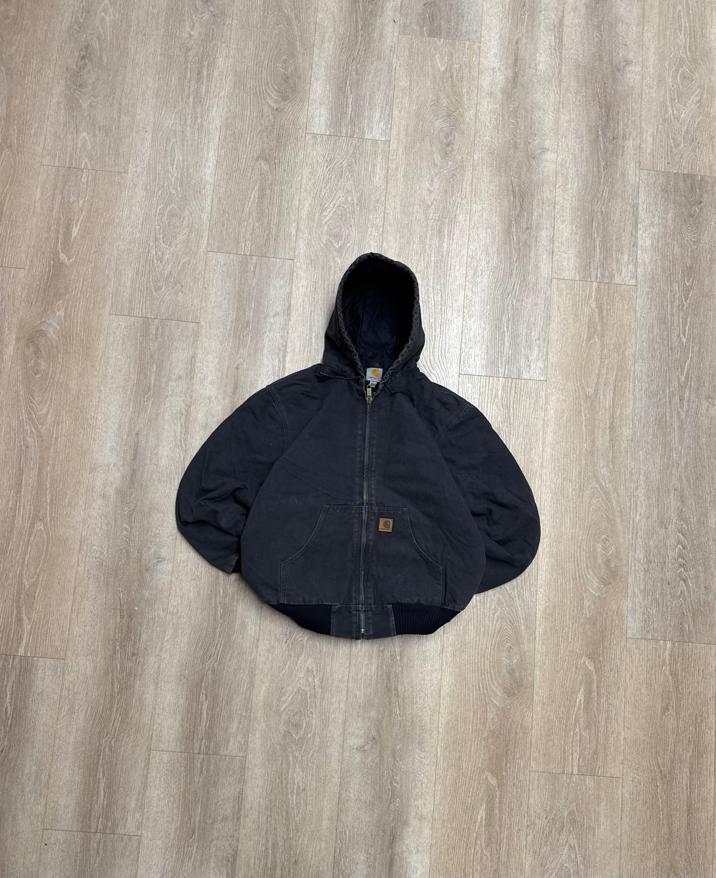 Faded Black Carhartt Active Jacket - Medium