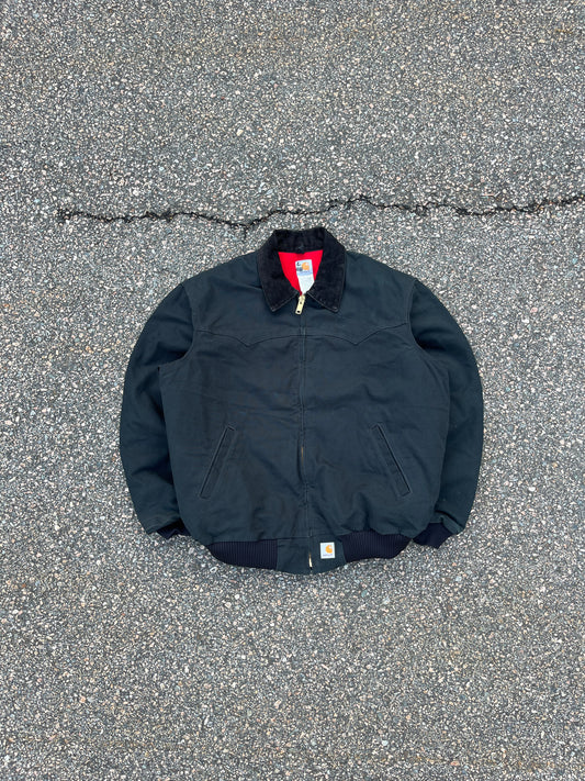 Faded Black Carhartt Santa Fe Jacket - XL