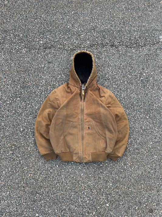 Faded Brown Carharrt Active Jacket - Medium