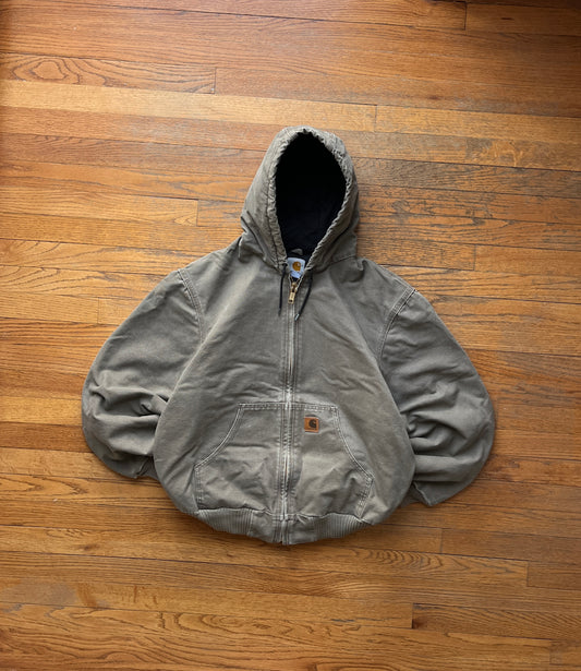 Faded Light Brown Carhartt Active Jacket - Medium