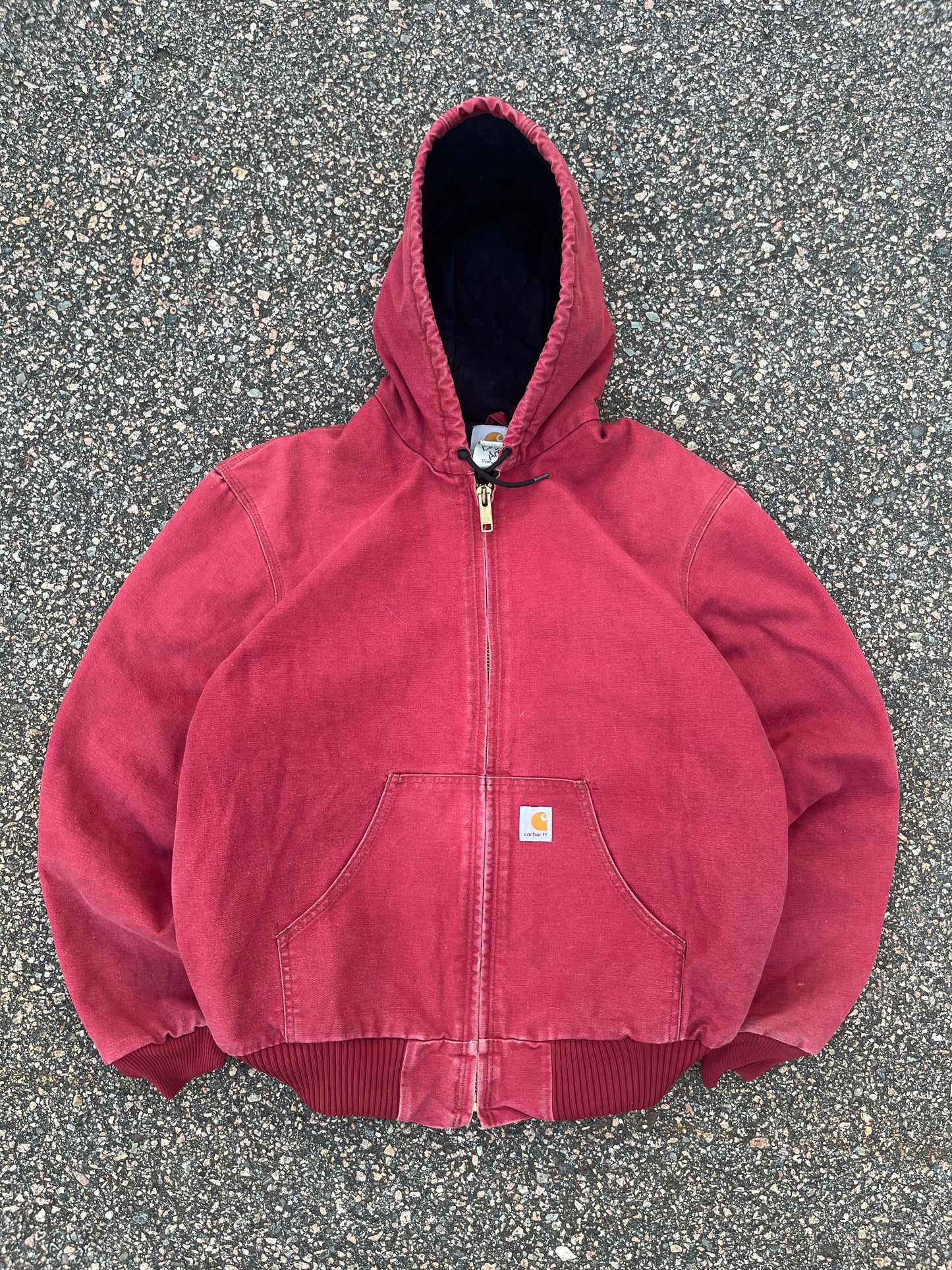 Faded Cherry Red Carhartt Active Jacket - Fits M-L