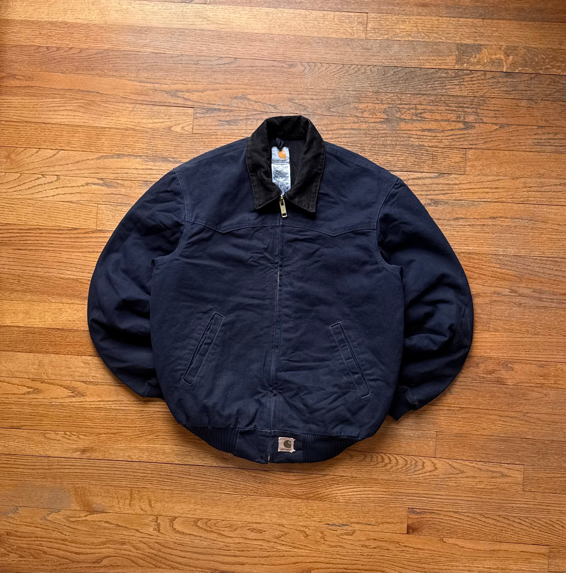 Faded Midnight Blue Carhartt Santa Fe Jacket - Medium – VTG By Mike
