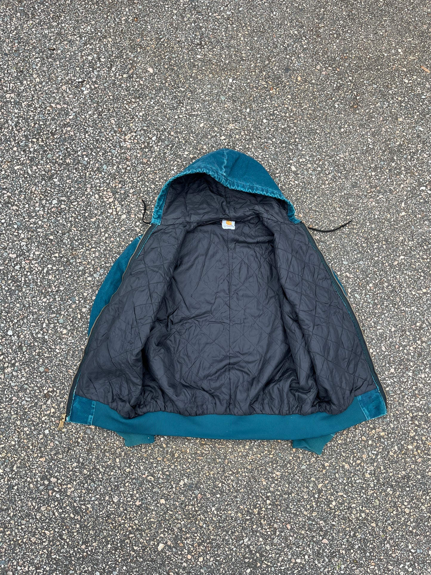 Faded Aqua Blue Carhartt Active Jacket - Medium