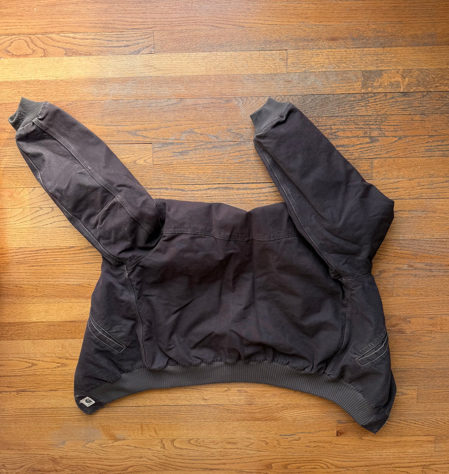 Faded Dark Brown Carhartt Santa Fe Jacket - Large