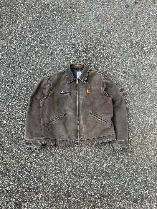 Faded Brown Carhartt Detroit Jacket ~ Boxy Large