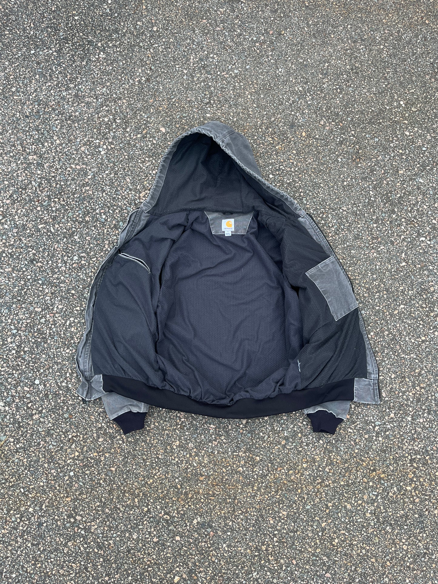 褪色砾石灰色 Carhartt Active 夹克 - 适合 ML