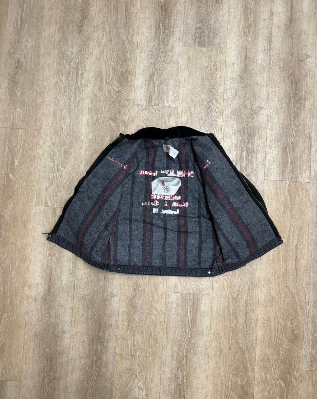 Faded Black Carhartt Detroit Jacket - Fits L-XL
