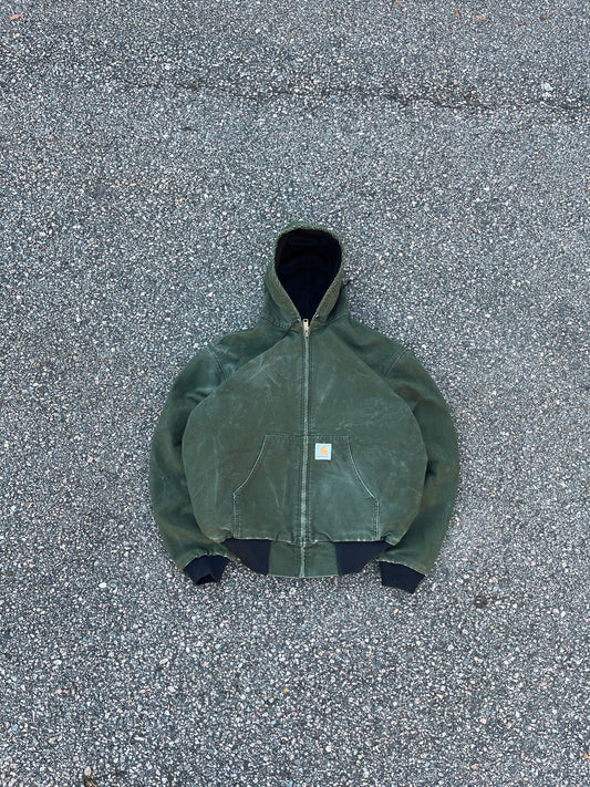 Faded Forest Green Carhartt Active Jacket - XL