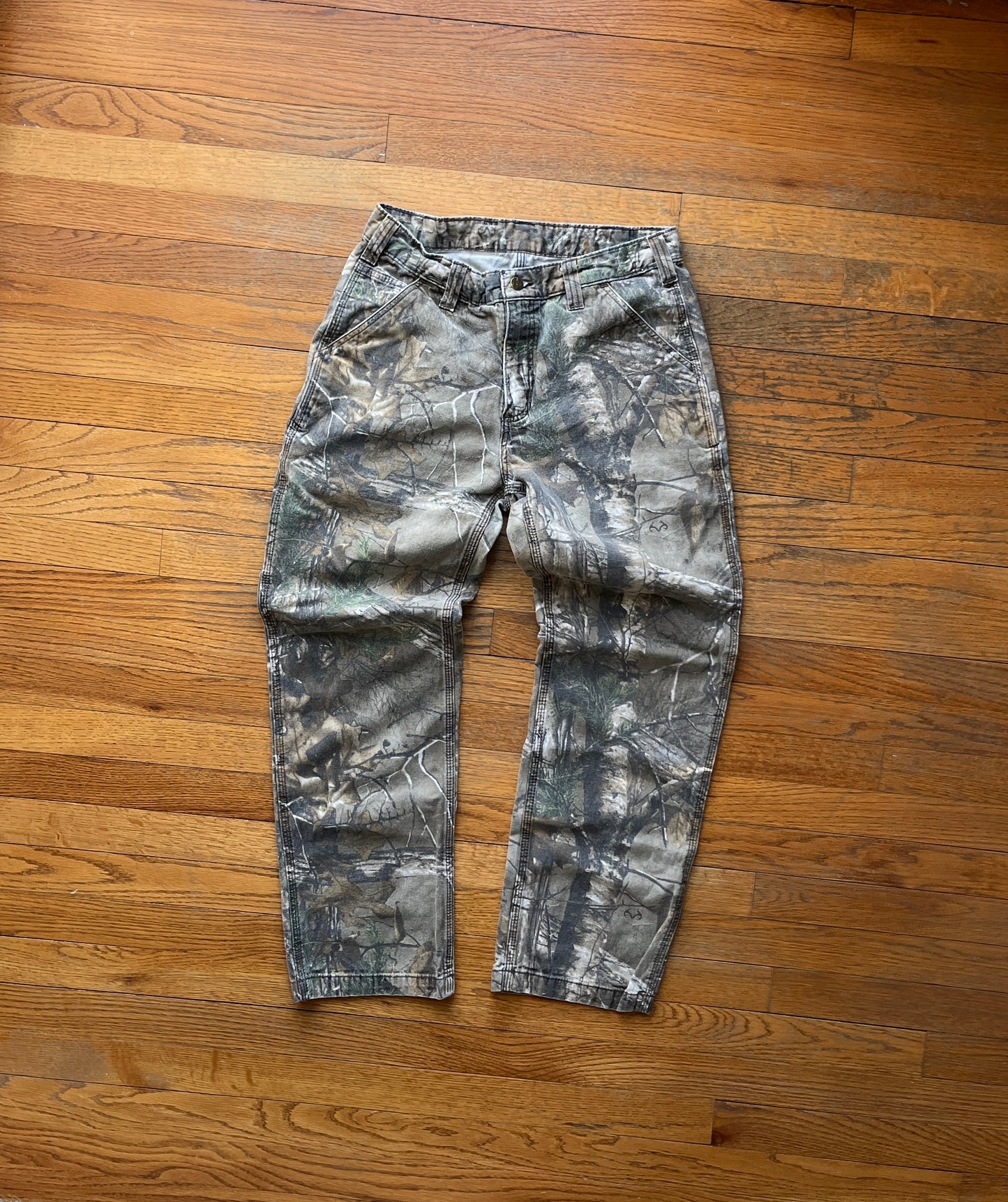 Faded Realtree Carhartt Carpenter Pants - 30 x 29