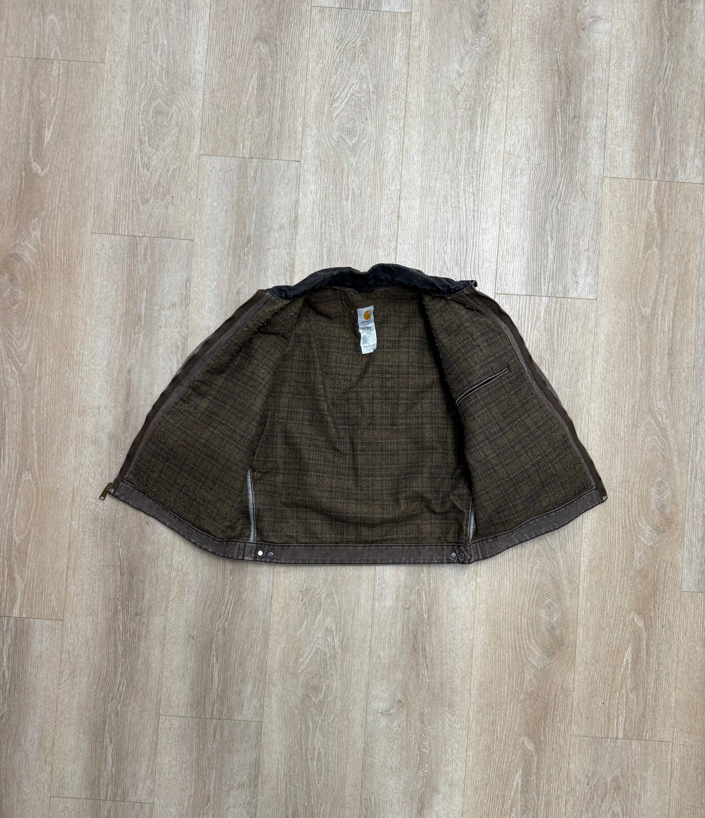 Faded Chestnut Brown Carhartt Detroit Jacket - Large