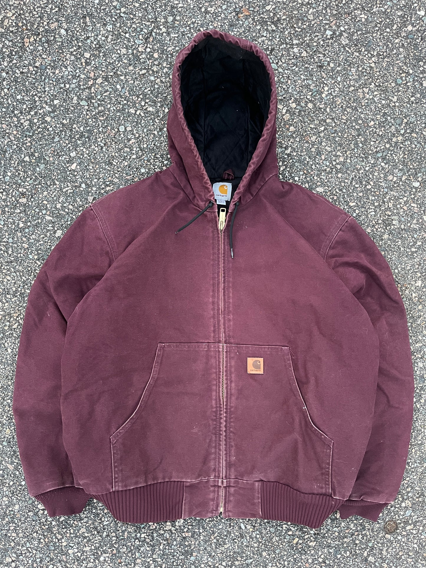 Faded Wine Carhartt Active Jacket - Boxy Large