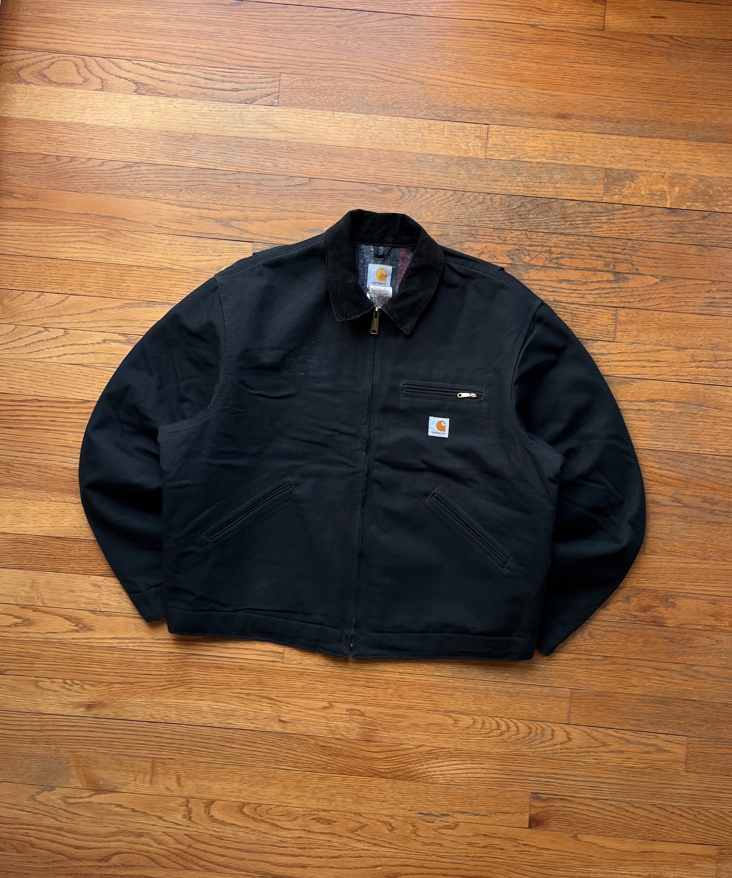 Faded Black Carhartt Detroit Jacket - XL