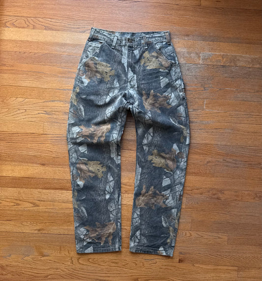 Faded Realtree Carhartt Carpenter Pants - 31 x 34