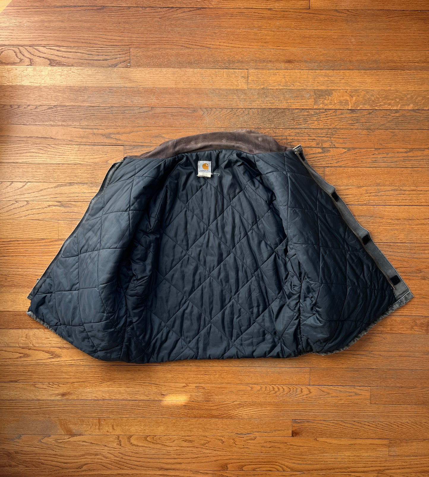 Faded Petrol Blue Carhartt Arctic Jacket - Boxy Large