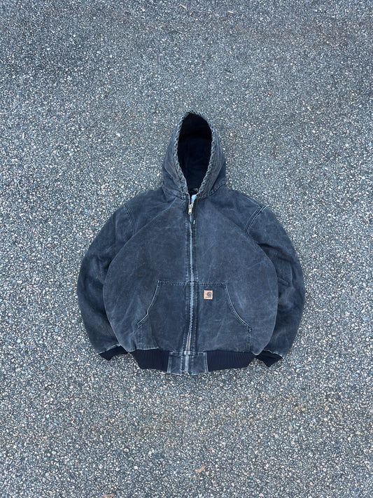 Faded Black Carhartt Active Jacket - XL