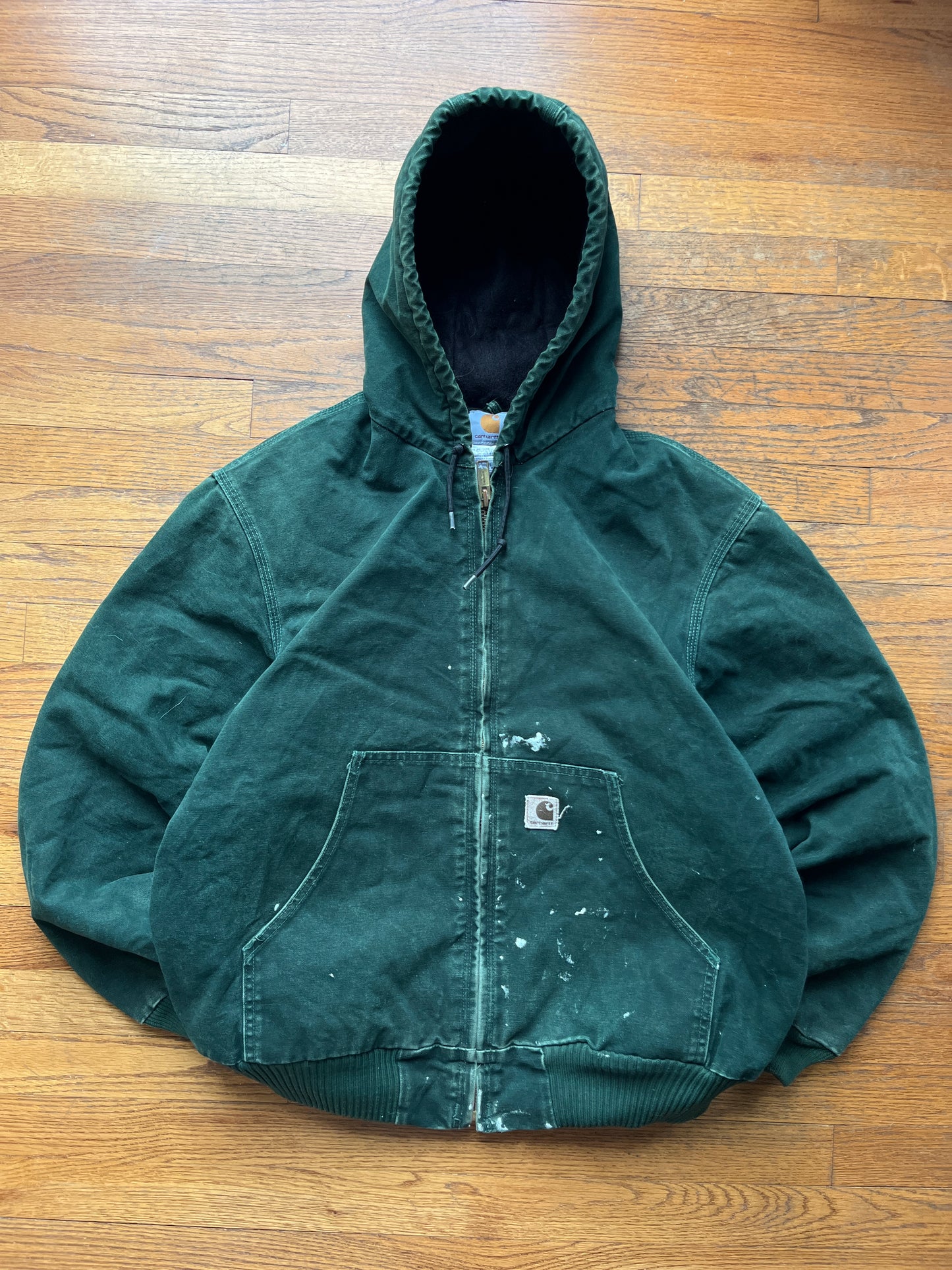 Faded Spruce Green Carhartt Active Jacket - Large