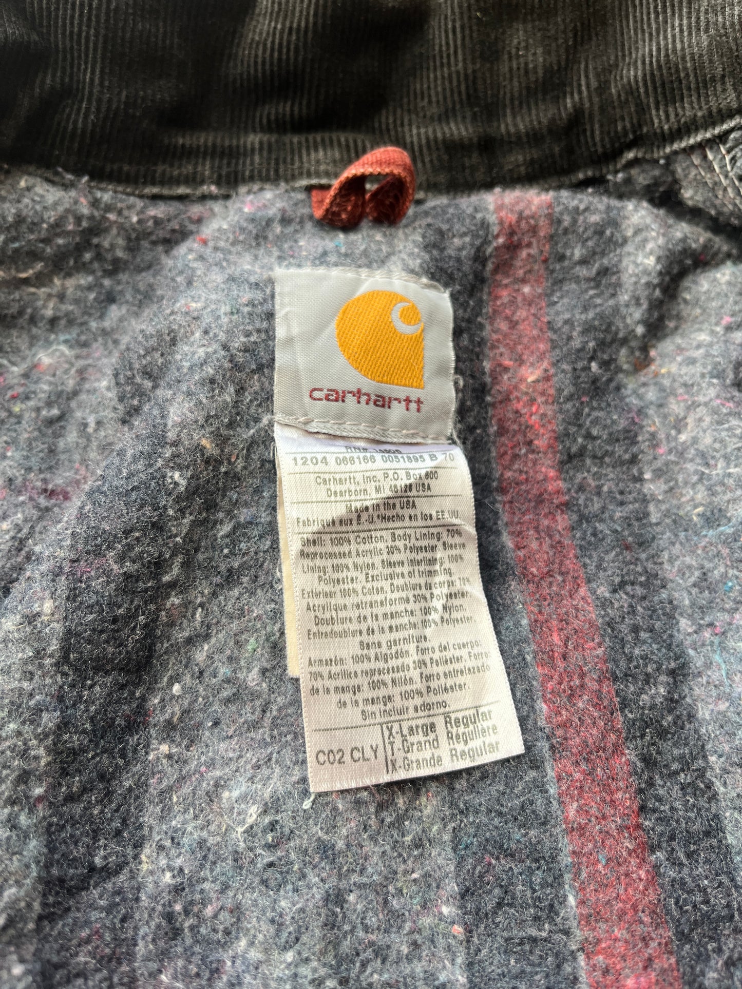 Faded Clay Red Carhartt Chore Jacket - XL