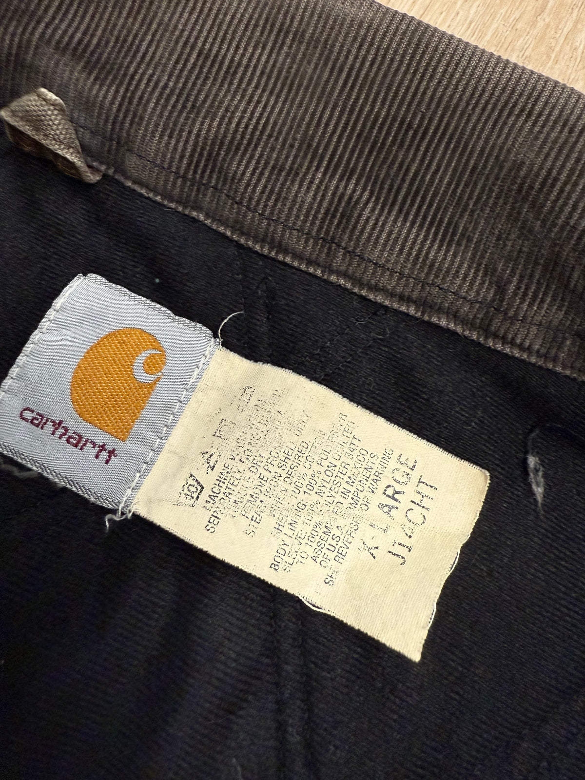 Faded Chestnut Brown Carhartt Santa Fe Jacket - Large