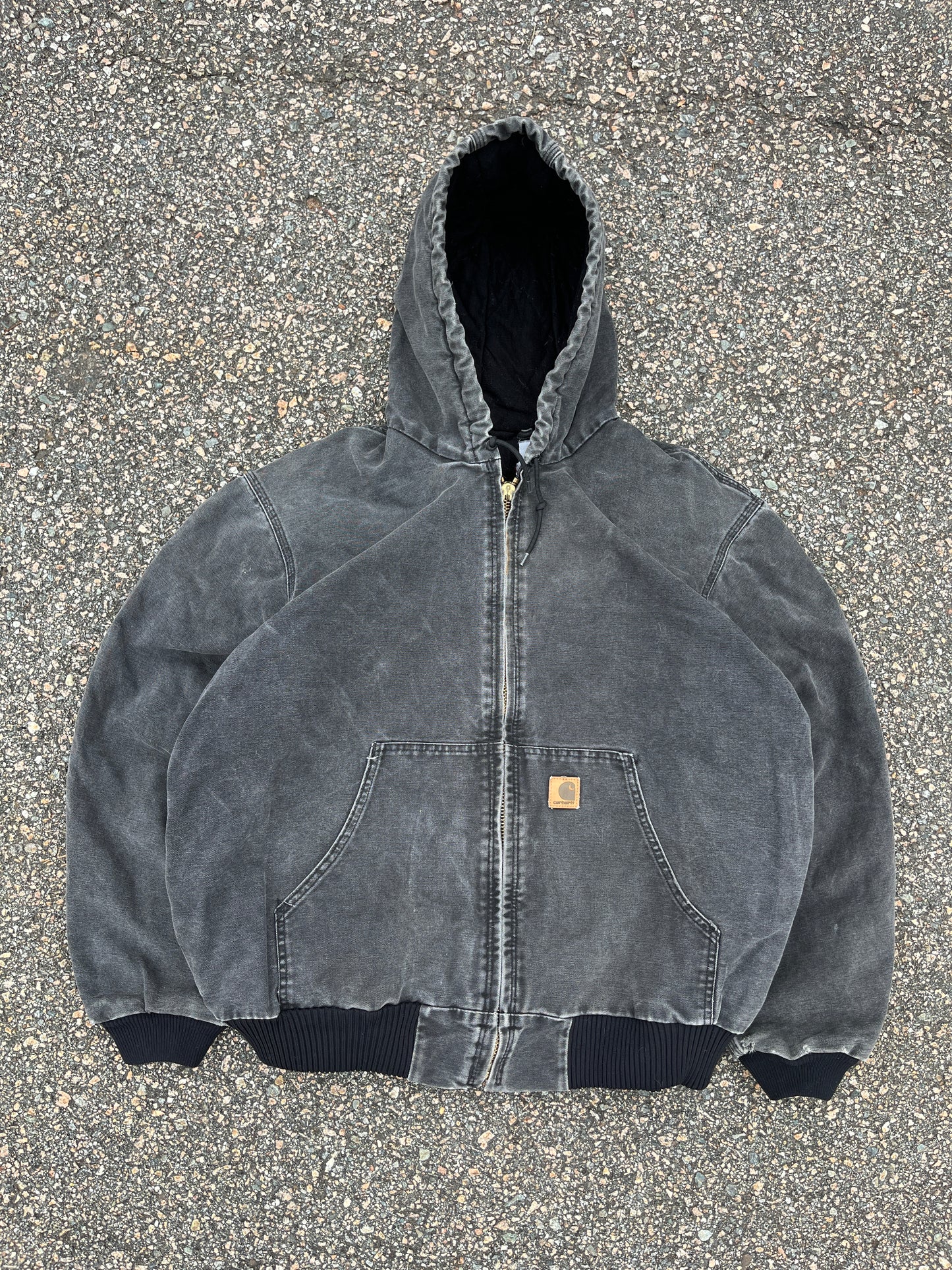 Faded Black Carhartt Active Jacket - XL