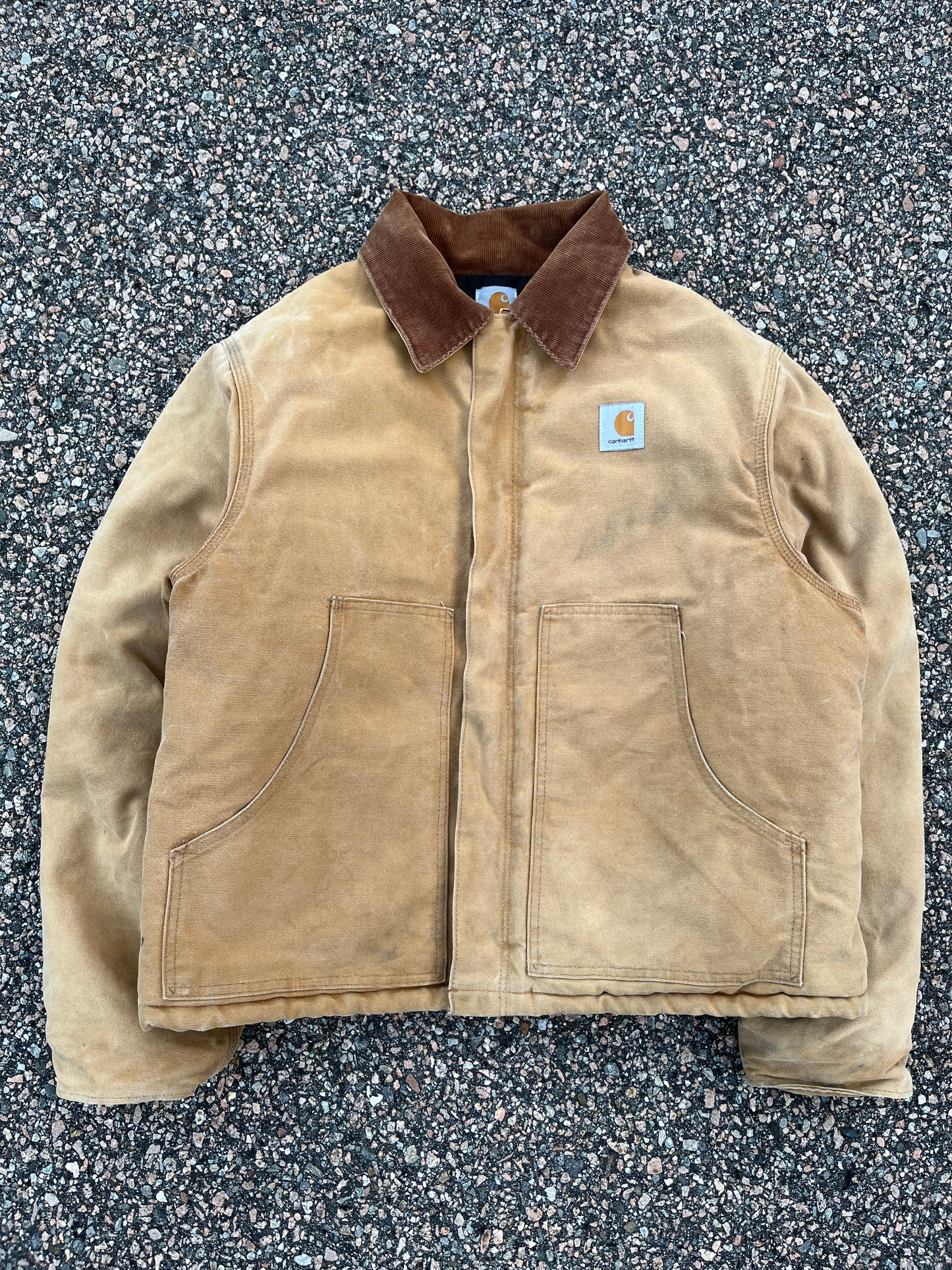 褪色棕褐色 Carhartt 北极夹克 - 宽大中号