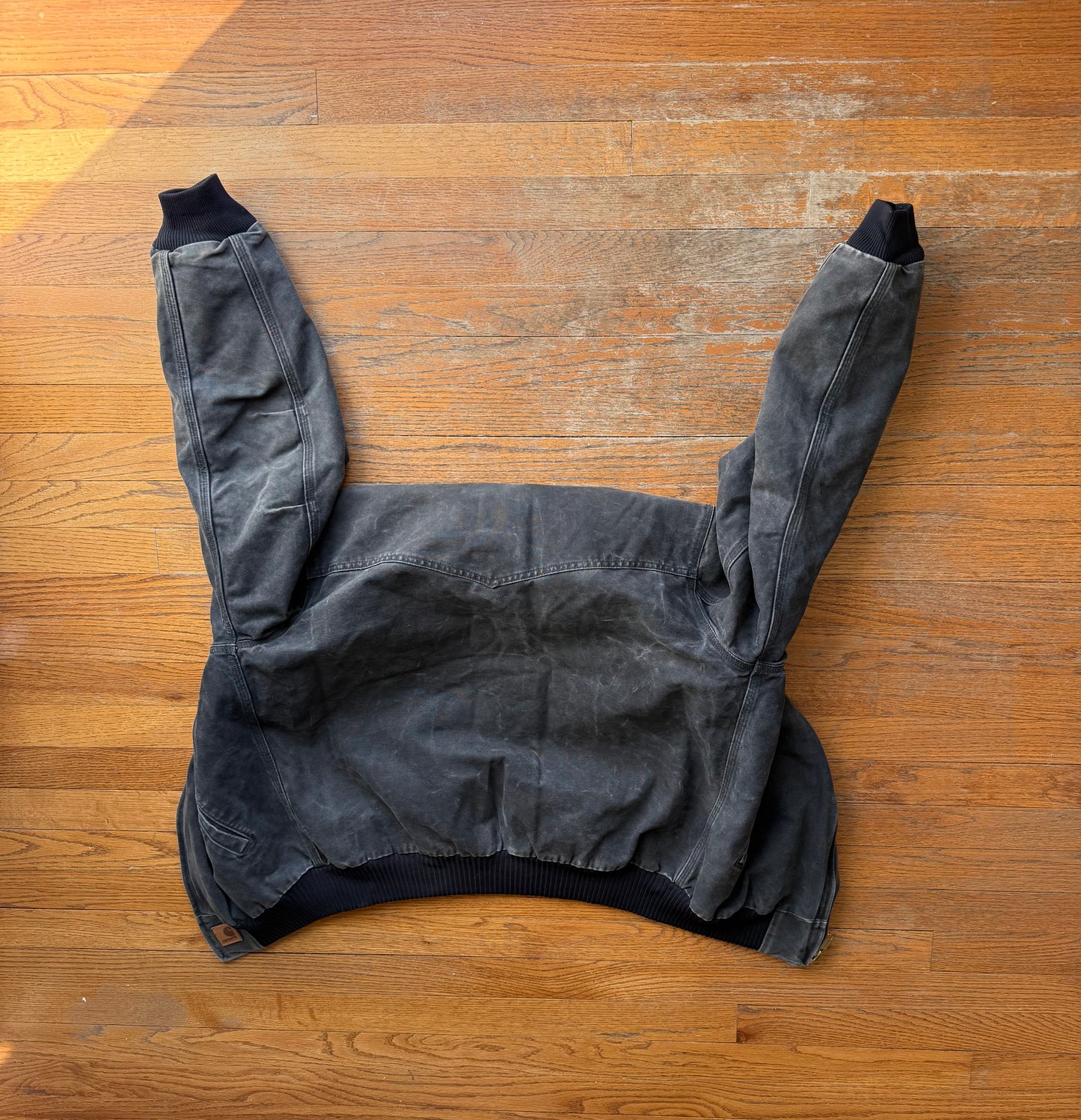 Faded Black Carhartt Santa Fe Jacket - Medium