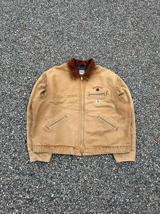 Faded Brown Carhartt & Jack Daniels Detroit Jacket - 2XL