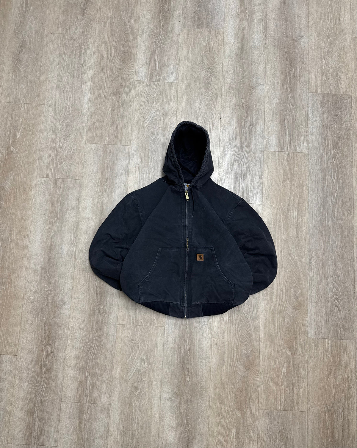 Faded Black Carhartt Active Jacket - XL