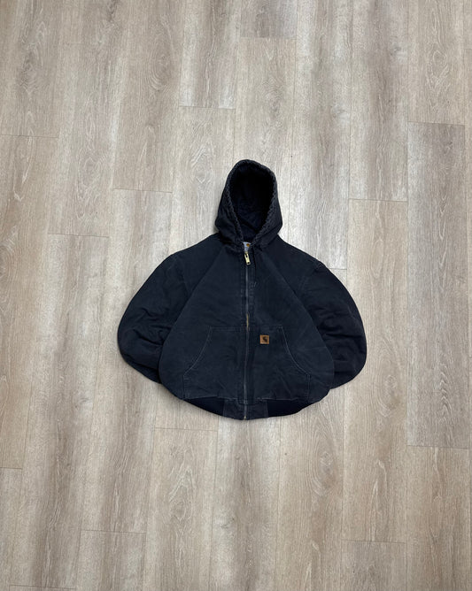 Faded Black Carhartt Active Jacket - XL