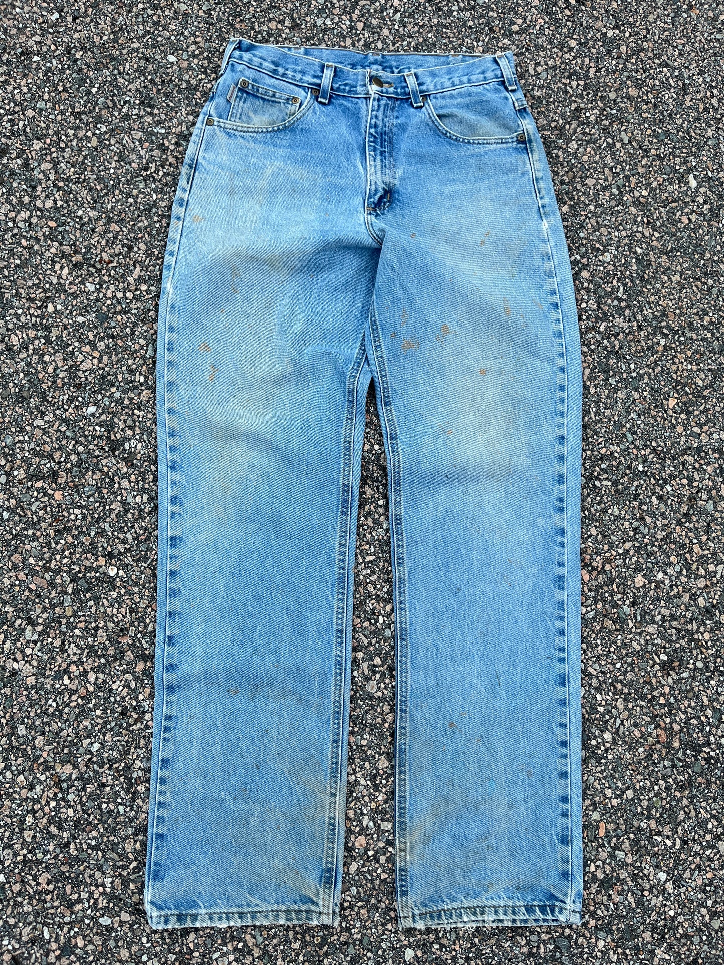 Faded Denim Carhartt Carpenter Pants - 32 x 33