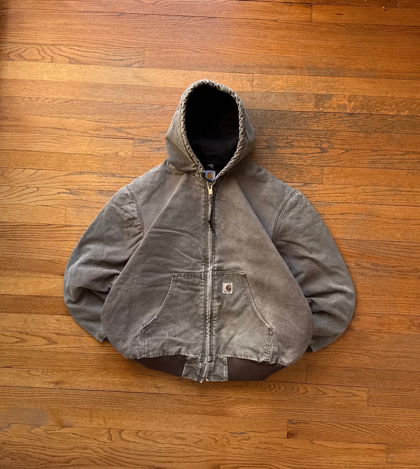 Faded Chestnut Brown Carhartt Active Jacket - XL